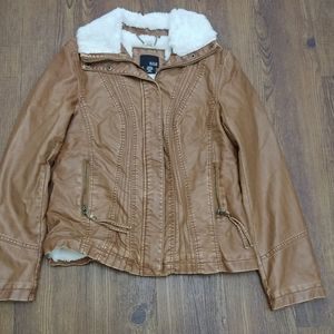 Vegan Leather Moto Jacket